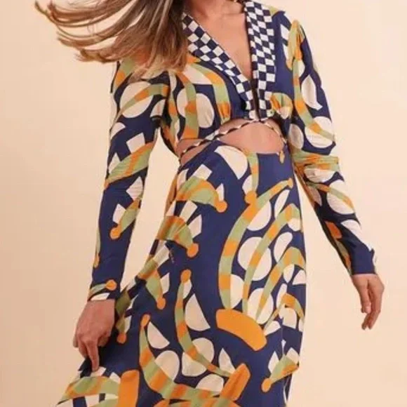 Farm Rio long long cropped dress - Picture 2 of 12